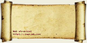 Emilija Nenadić vizit kartica